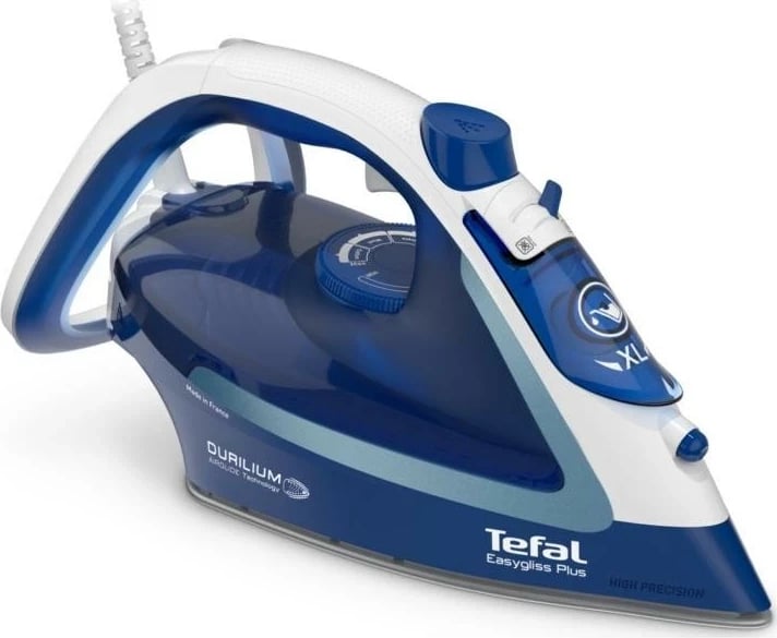 Hekur Tefal Easygliss Plus FV5735, 2500W, bardhë-kaltër