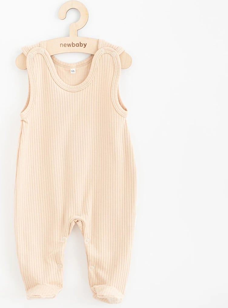 Kombezë bebe, New Baby Practical, 100% pambuk, madhësi 74 (6-9 muaj), bezhë