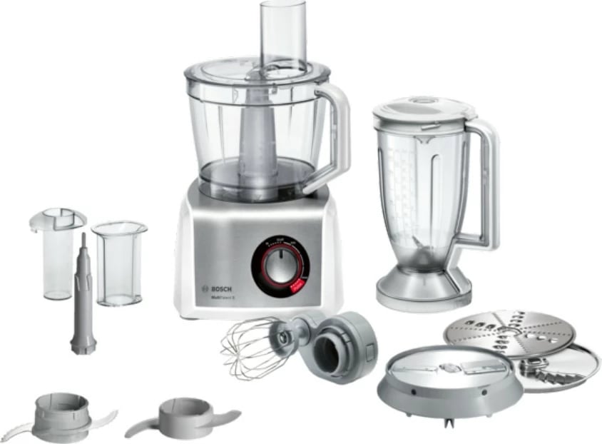 Procesor ushqimi Bosch MC812S814, 3.9 L, çelik inox, bardhë