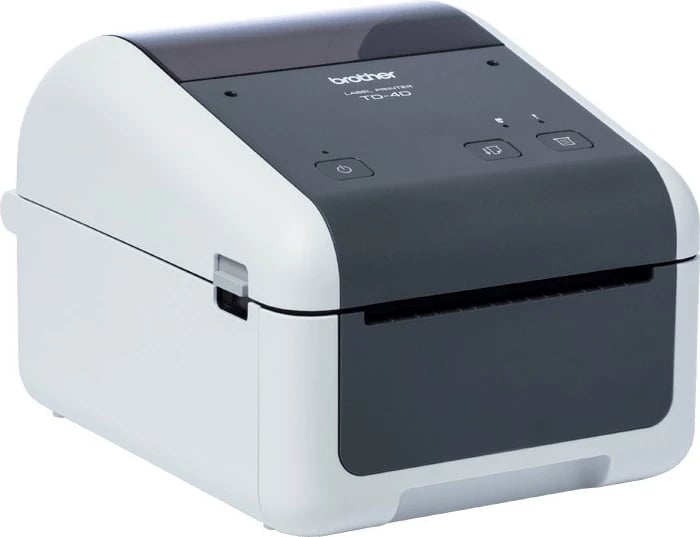 Printer etiketa Brother TD-4210D, termik direkt, gri, bardhë Printer etiketa Brother TD-4210D, termik direkt, gri, bardhë