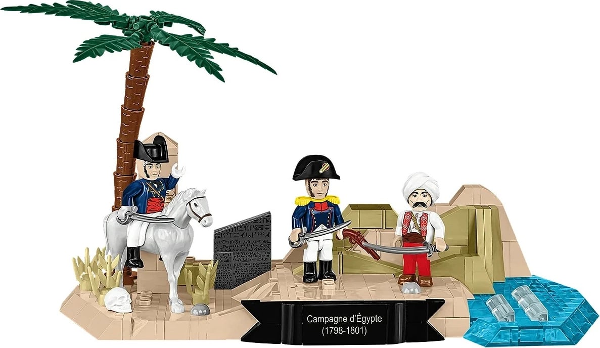 Set konstruktues Cobi Campagne d'Égypte 1798-1801, COBI-20092, 243 elemente, 3 figurina