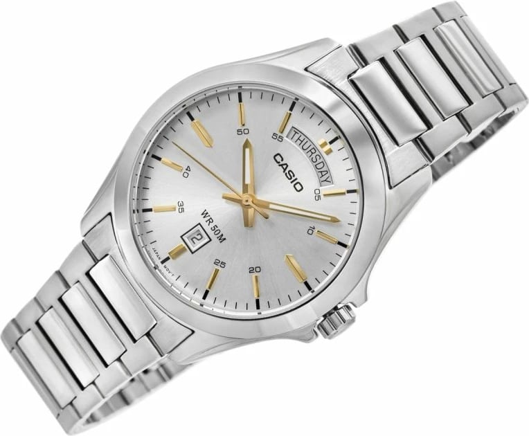 Orë dore për meshkuj Casio, argjend