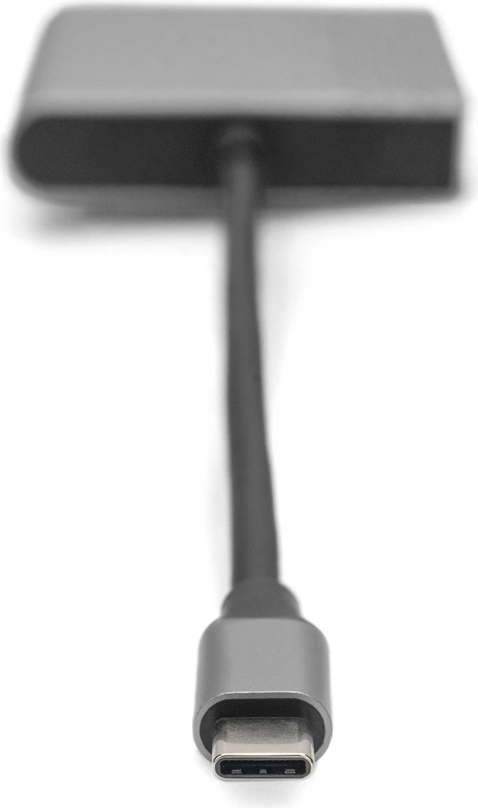 Adapter USB-C Digitus, 2x HDMI, 18cm, 4K/30Hz, alumini, argjendtë