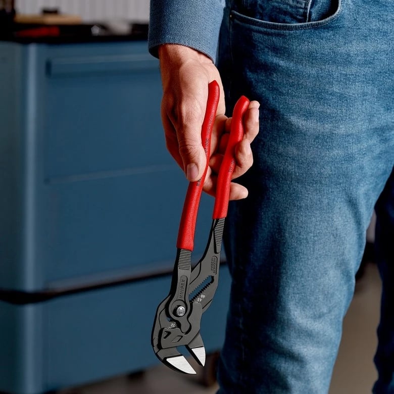 Vegël dore Knipex 86 01 300, plastik, 300mm, e kuqe