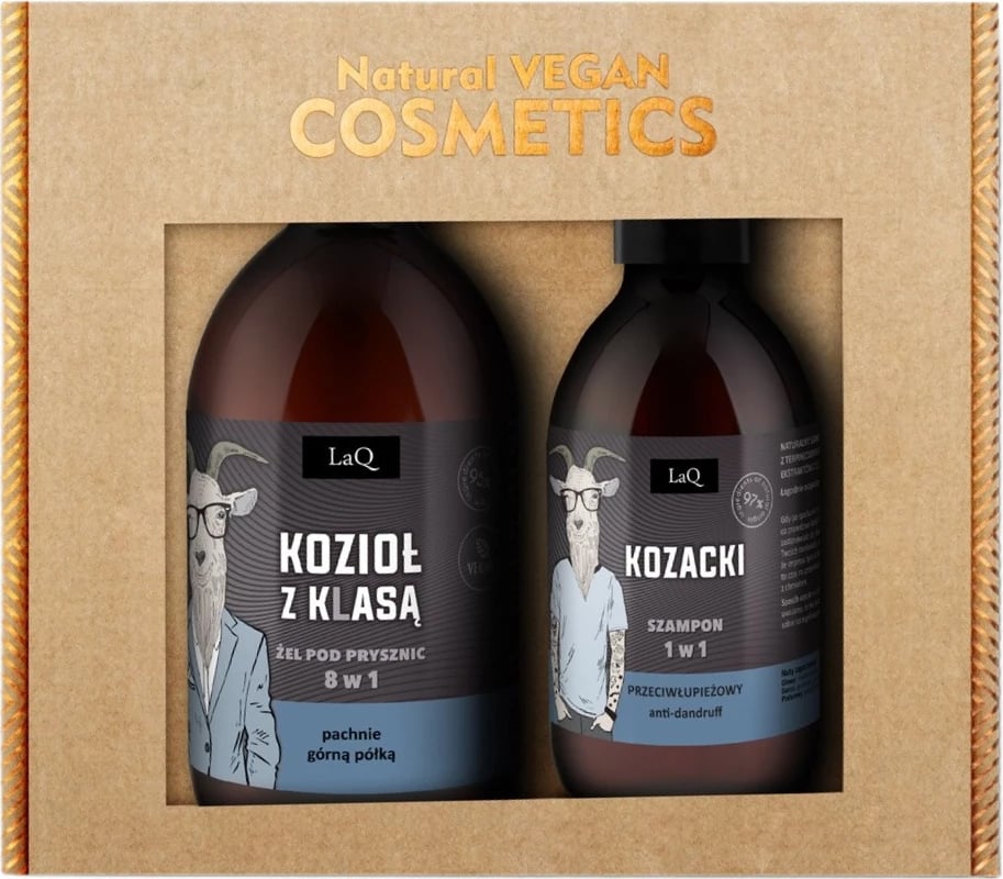 Set për meshkuj LaQ Goat with Class (shower gel 500ml + shampon kundër zbokthit 300ml)