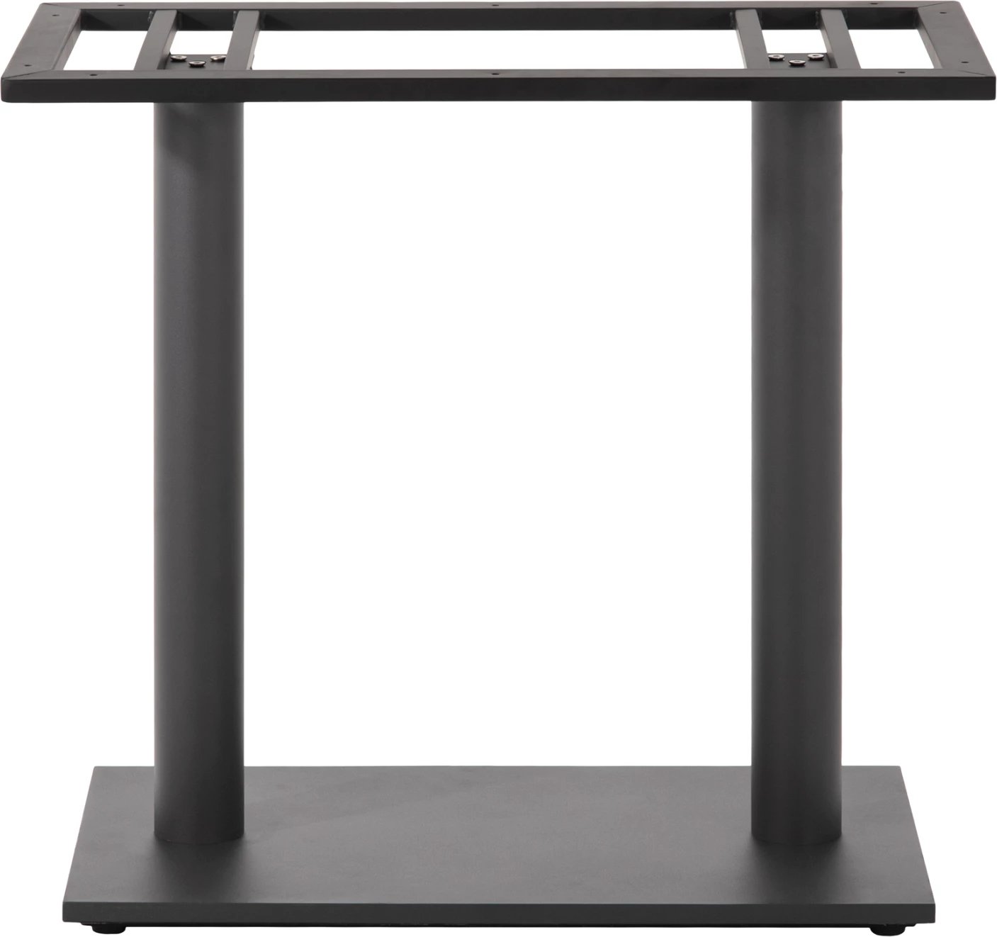 Baza për tavolinë FH435.20 metalike, gri mat, me rregullues të lartësisë, 40x70x72H cm