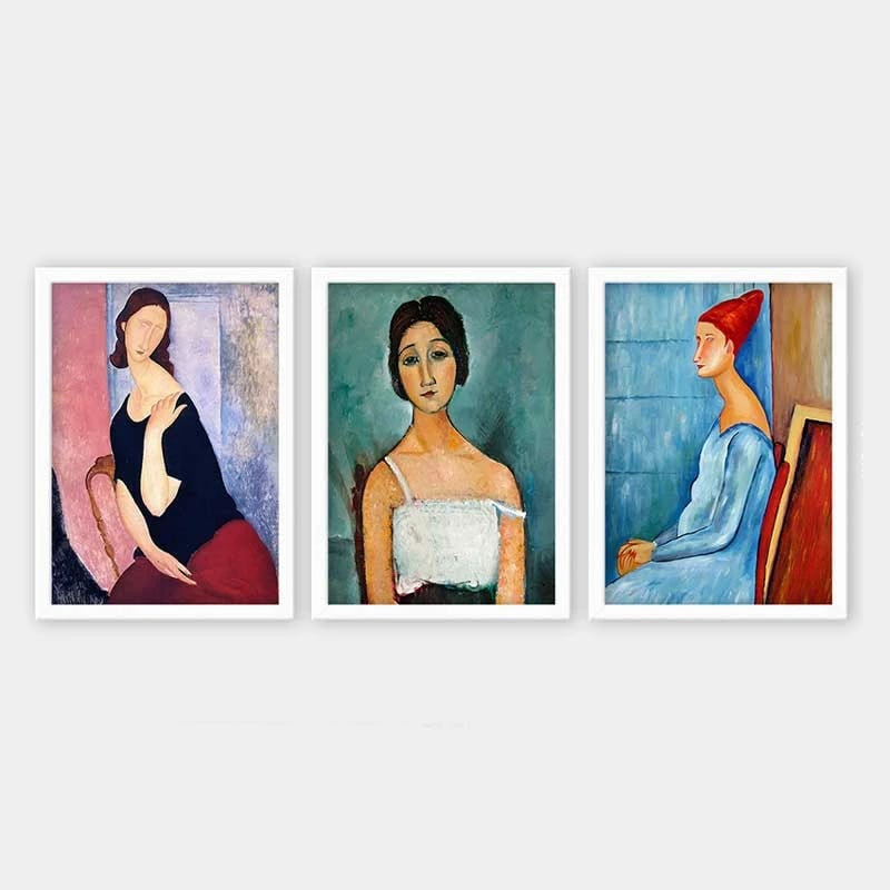 Pikturë dekorative me kornizë (3 copë), Wallity, 3BC_UN852364_3545