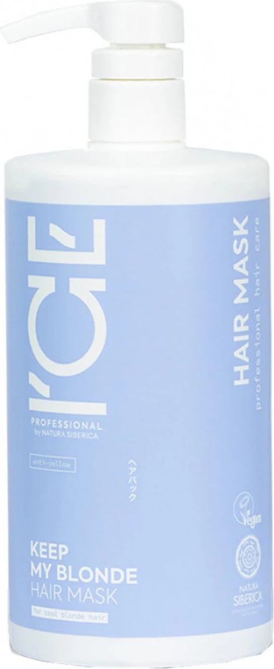 Maskë për flokë unisex Natura Siberica Ice Keep My Blonde 750ml