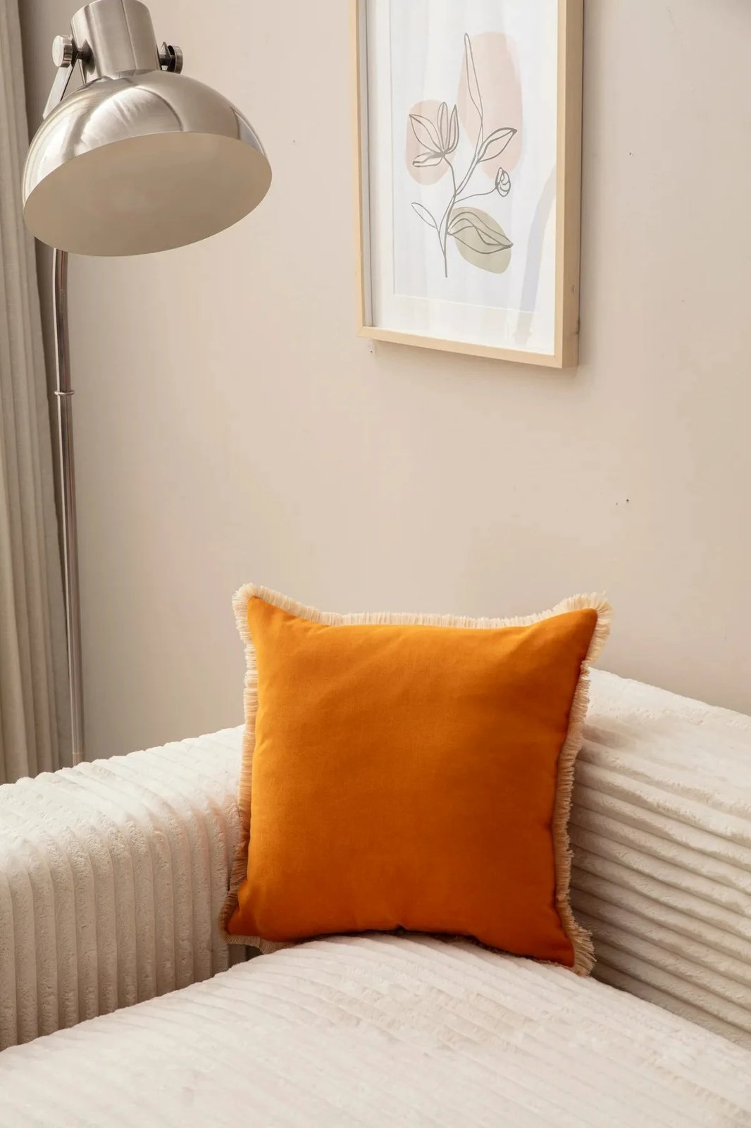 Jastëk mbulesë, portokalli, Evila Originals, 43x43cm