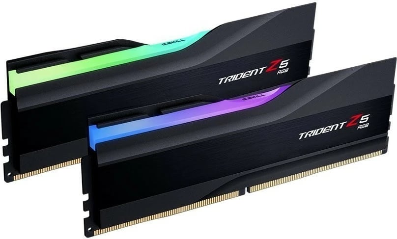 RAM Memorje, G.SKILL, Trident Z5 RGB (F5-6000J3444F64GX2-TZ5RK), DDR5 128GB (2x64GB) 6000MHz CL34 XMP 3.0, e zezë