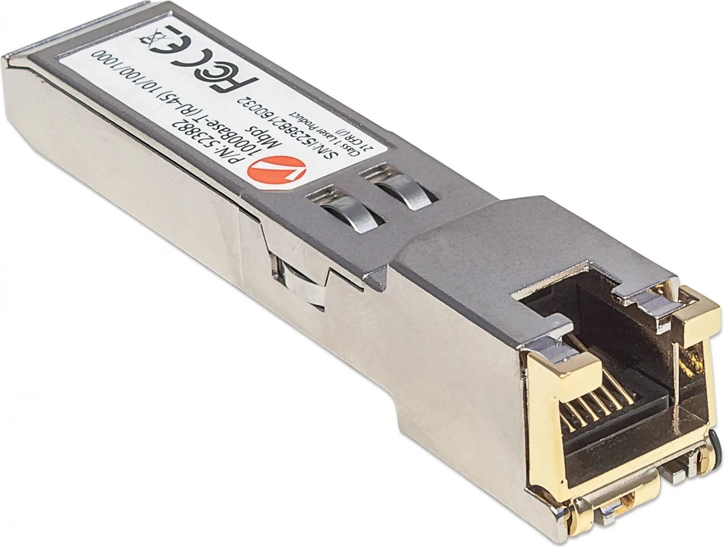 Moduli mini GBIC SFP Intellinet 523882, 1000Base-T RJ45, deri në 100m