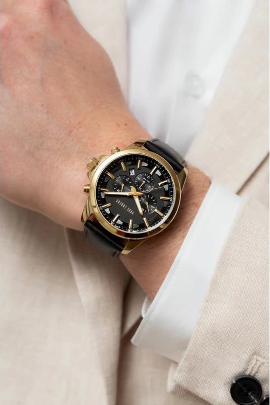 Orë dore për meshkuj Paul Lorens, e zezë