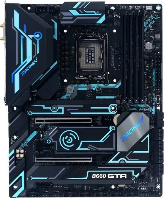 Pllakë amë Biostar B660GTA, Intel, LGA 1700, DDR4-SDRAM, 128 GB, e zezë
