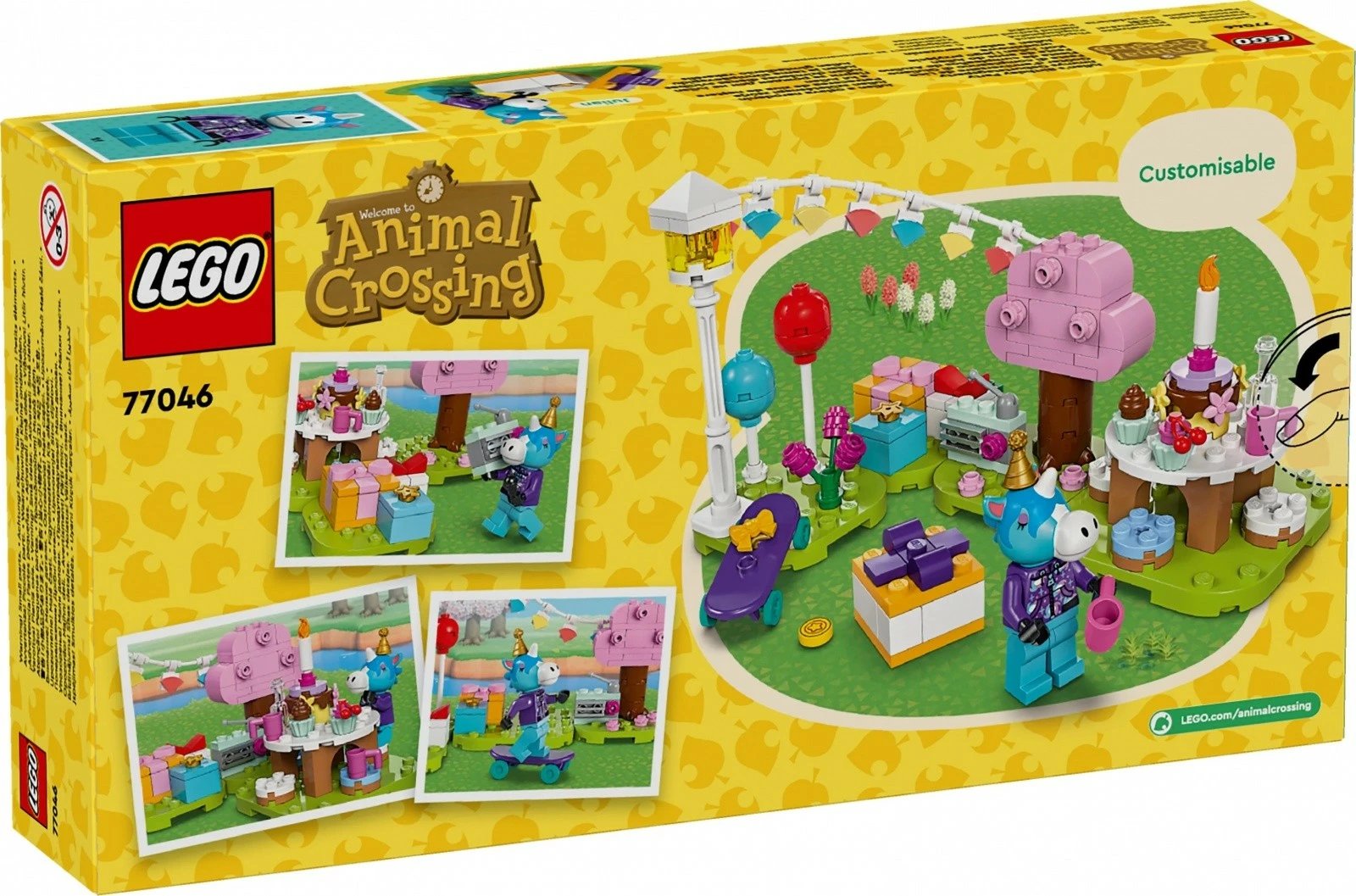 Set LEGO Animal Crossing 77046 Julian Horse and His Birthday Party, 170 pjesë, plastikë