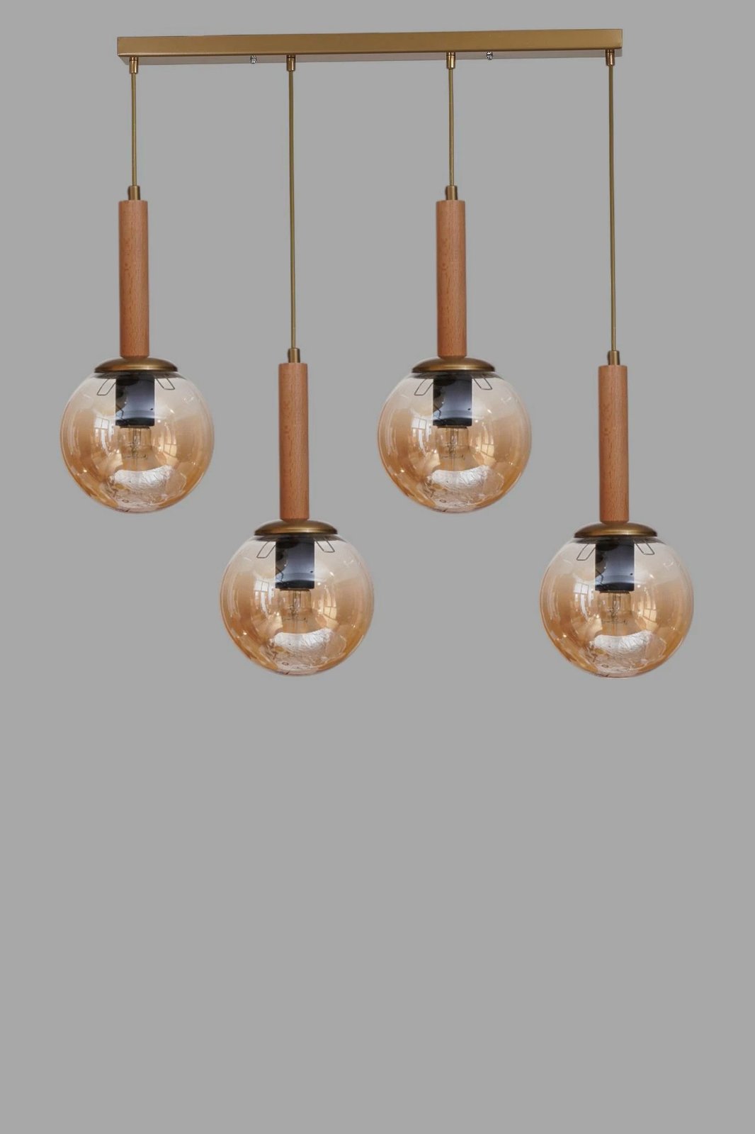 Llambadar Opviq, 9072-6, ngjyrë mjaltë, lis dhe ar