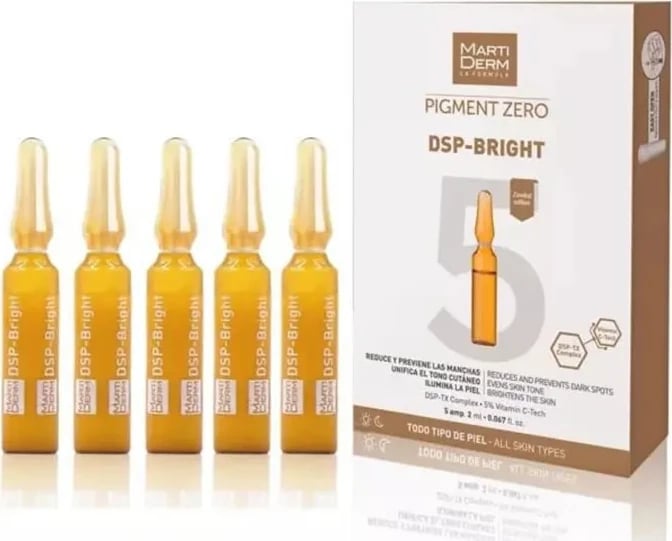 Ampula për fytyrë Martiderm Dsp Bright unisex, 5 copë