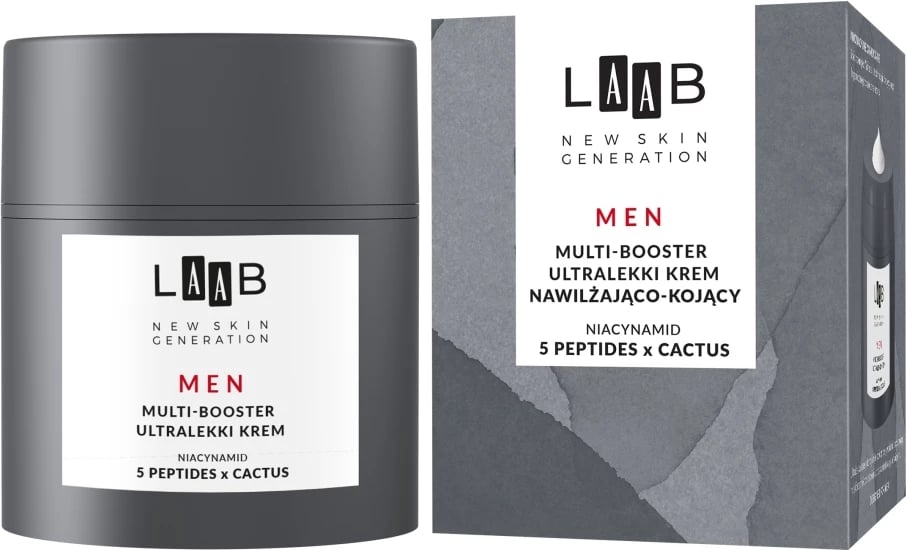Krem fytyre për meshkuj AA LAAB Men Multi-Booster Ultra-Light Moisturizing and Soothing Cream 50ml