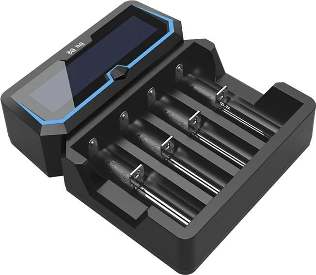 Karikues për bateri XTAR X4, 18650, i zi