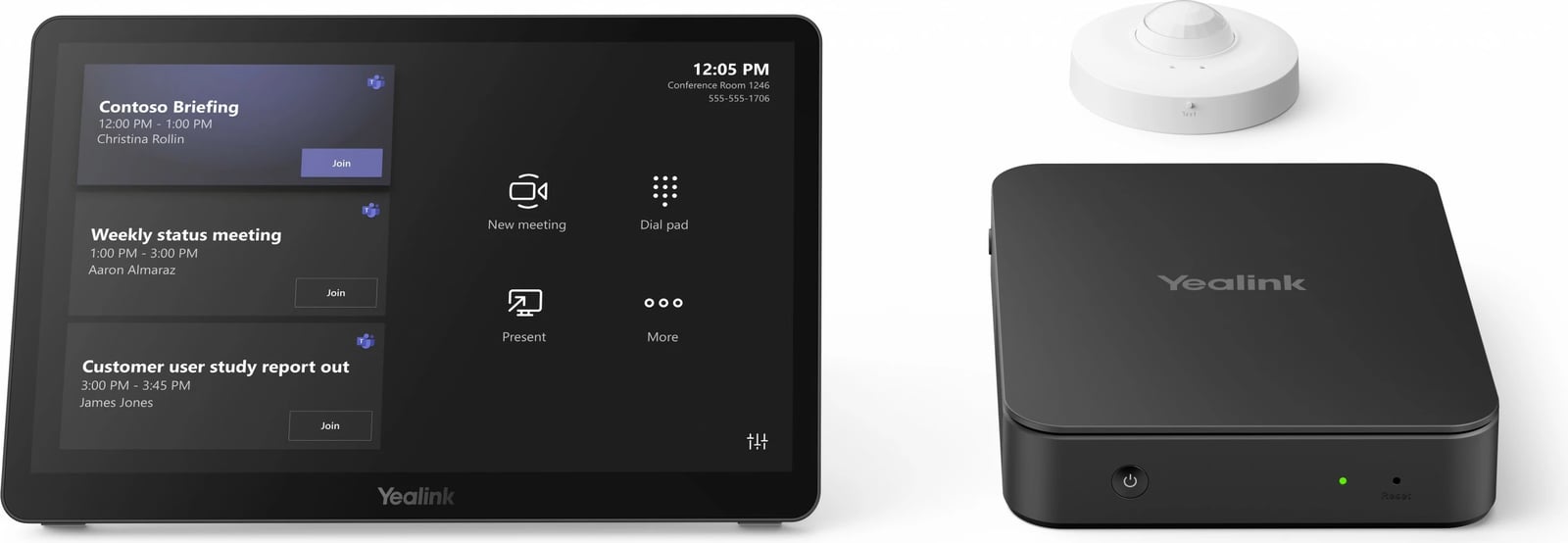 Mini PC Yealink MCoreKit-C5, Intel Core i5, 8GB RAM, 128GB SSD, E zezë, Gri
