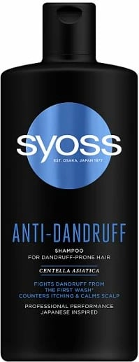 Shampon kundër zbokthit Syoss Anti-Dandruff për femra 440ml