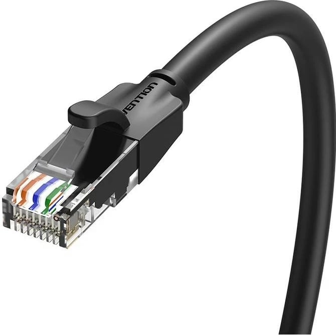 Kabëll rrjeti Vention RJ-45/RJ-45, Cat. 6, 25m, i zi