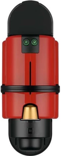 Aparat kafeje me kapsula, Krups, Nespresso Inissia XN1005, 19 bar, depo uji 0.7 L, e kuqe