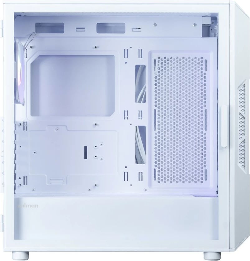 Kasë, Zalman, i3 NEO ARGB V2, Mid Tower, 4x 120mm ARGB, ATX/Micro ATX/Mini ITX, USB-C, e bardhë
