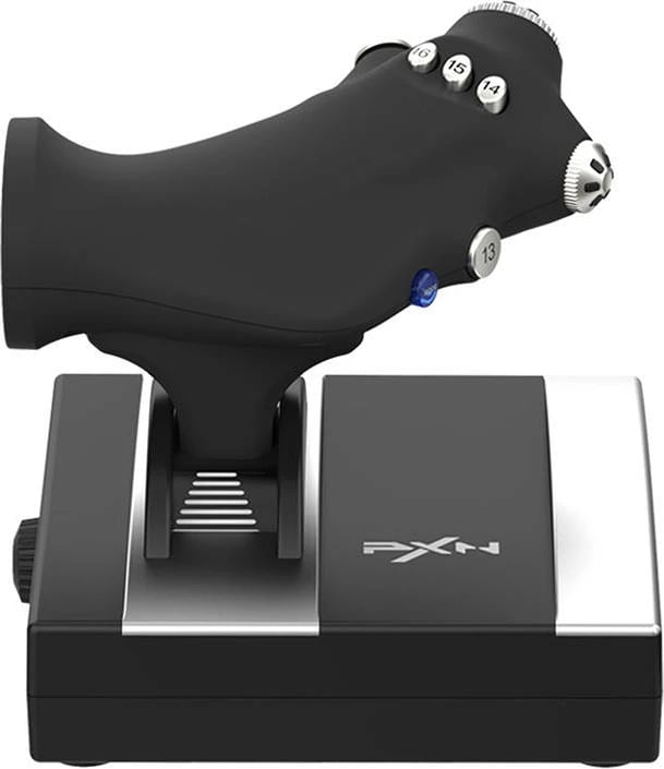 Joystick PXN PXN-2119 Pro me throttle, për PC, PS4, Xbox One, Nintendo Switch, i zi