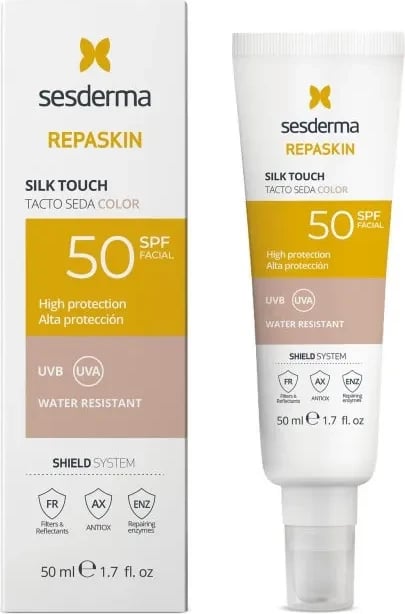 Krem mbrojtës nga dielli Sesderma Repaskin Silk Touch Tinted unisex 50ml