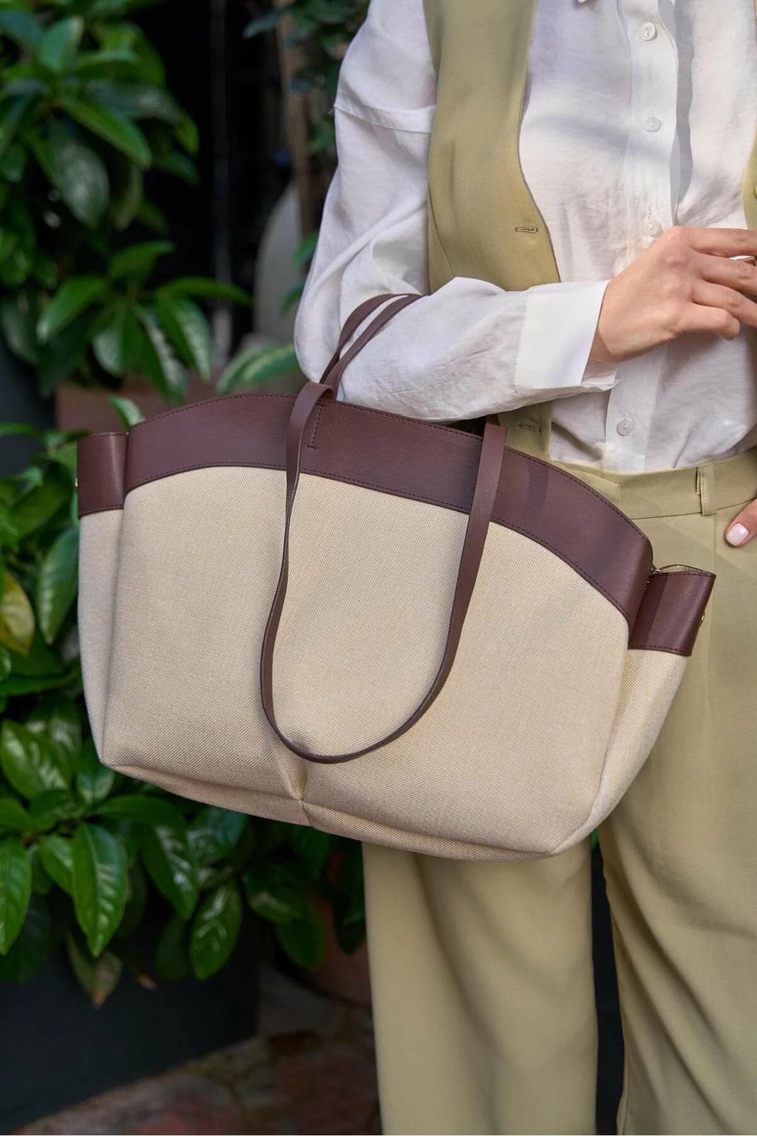 Çantë krahu Zoozie Bags, ngjyrë kafe, MK1020024S27-0001