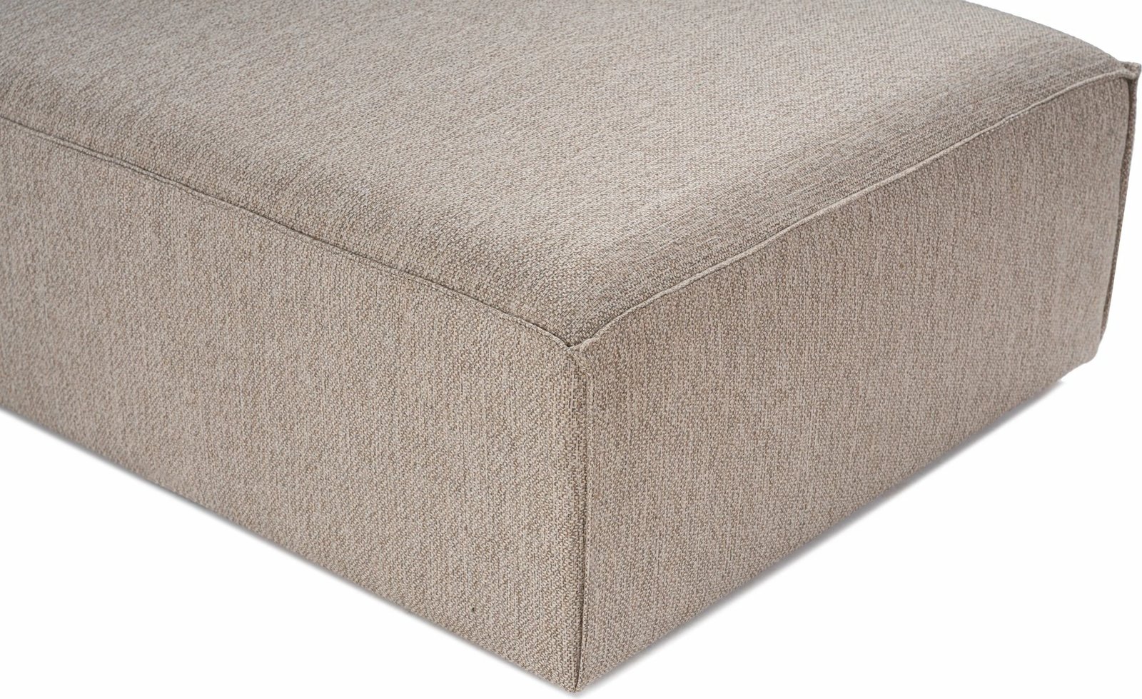 Këndare Sora, ngjyrë bezhë rëre, me pouffe, Atelier del Sofa