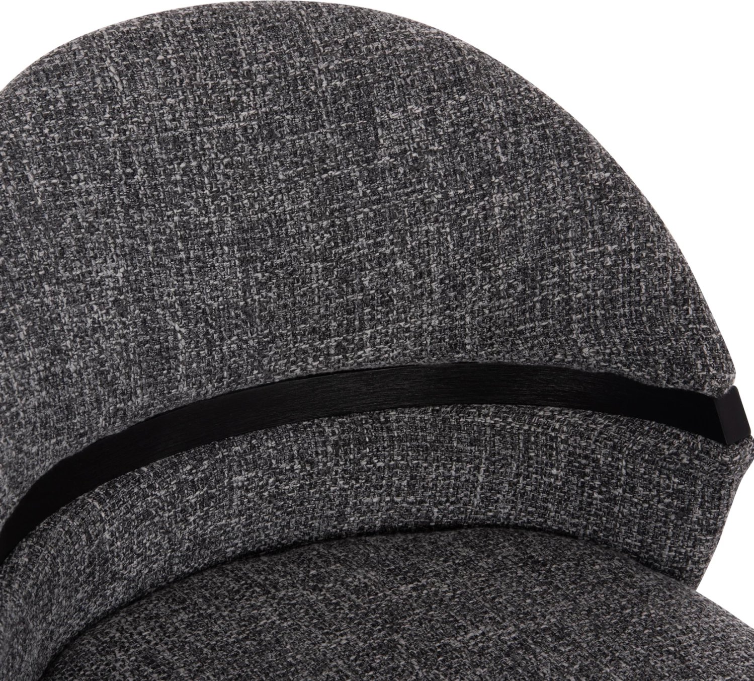 Karrige për bar rrotulluese DEKKER FH18250.03, dru i zi, material gri, 48x54x96cm, set prej 2 copë