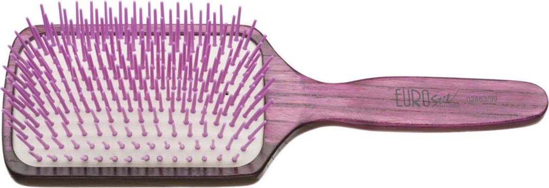 Brush për flokë Eurostil Neumatico Recto unisex, ngjyrë vjollcë, 1 copë