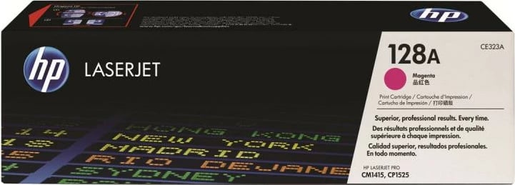 Toner HP 128A CE323A LaserJet, rendiment 1100-1700 faqe, magenta, 1 copë