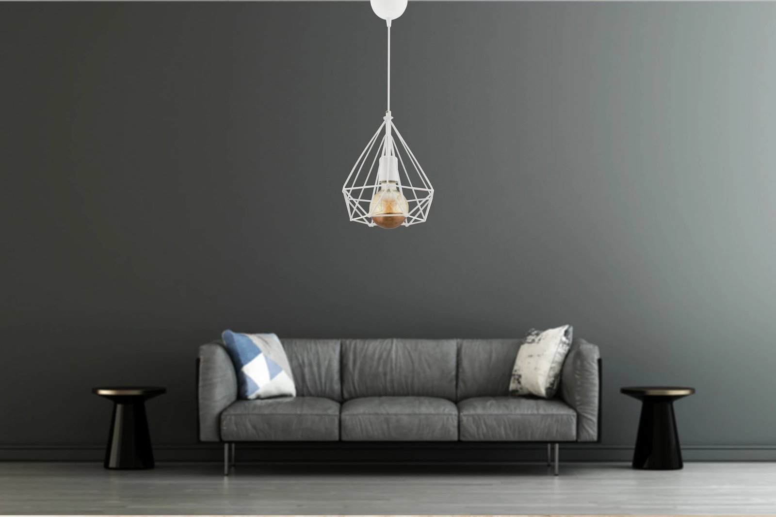 Llambë tavani Opviq, model OppoDiamond, ngjyrë e bardhë