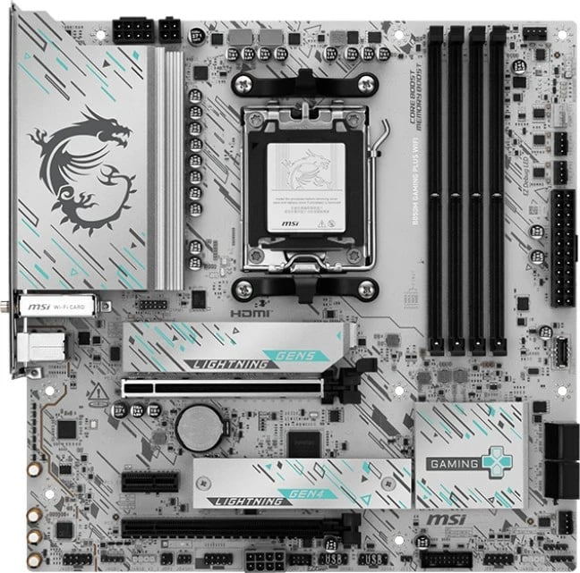 Pllakë amë MSI B850M GAMING PLUS WIFI, Socket AM5, micro ATX, E zezë