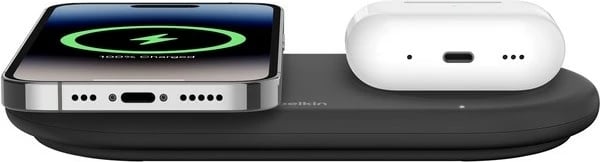 Karikues wireless Belkin BoostCharge Pro Qi2 15W Dual Charger, i zi