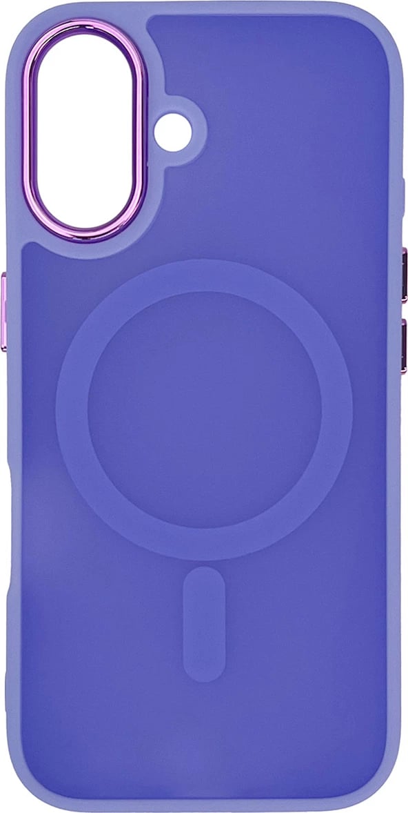 Mbështjellës Hurtel Magnetic Collection MagSafe për iPhone 16, TPU, vjollcë
