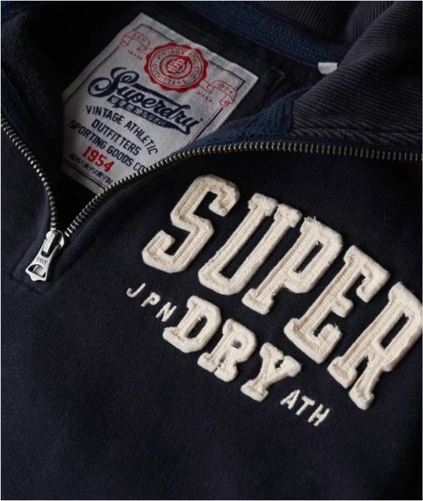 Duks Superdry meshkuj, blu Duks Superdry meshkuj, blu