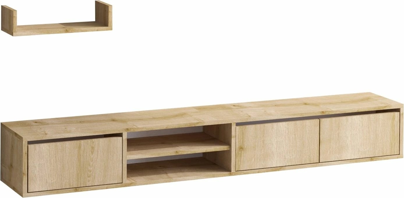 Komodë TV Hanah Home, Heka, ngjyrë lisi safir