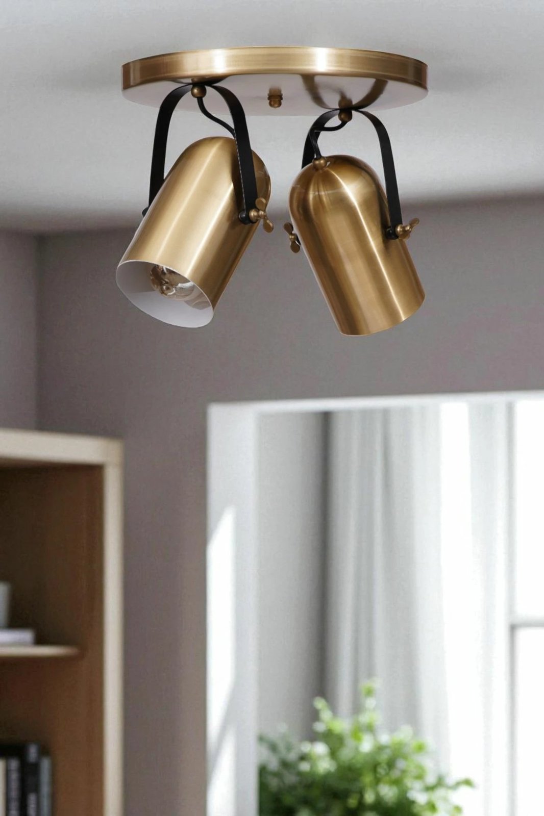 Llambë tavani Opviq, ngjyrë ari, 8994-2