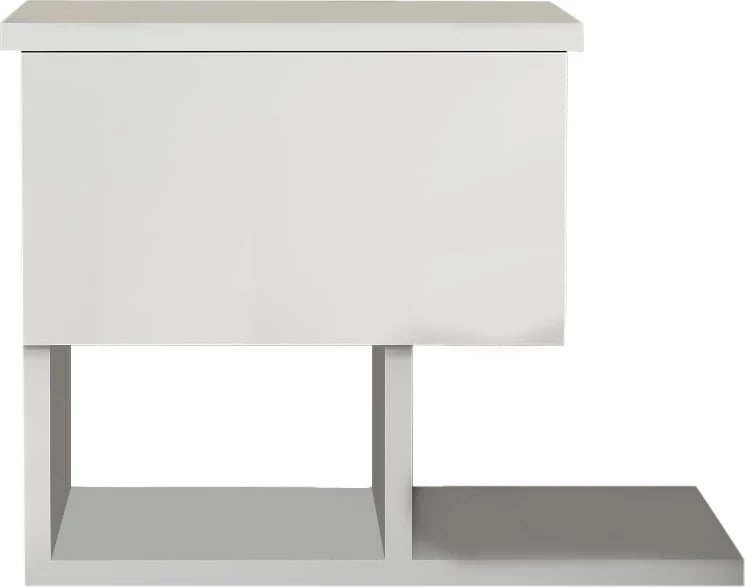 Komodinë Hanah Home, Yasso, e bardhë