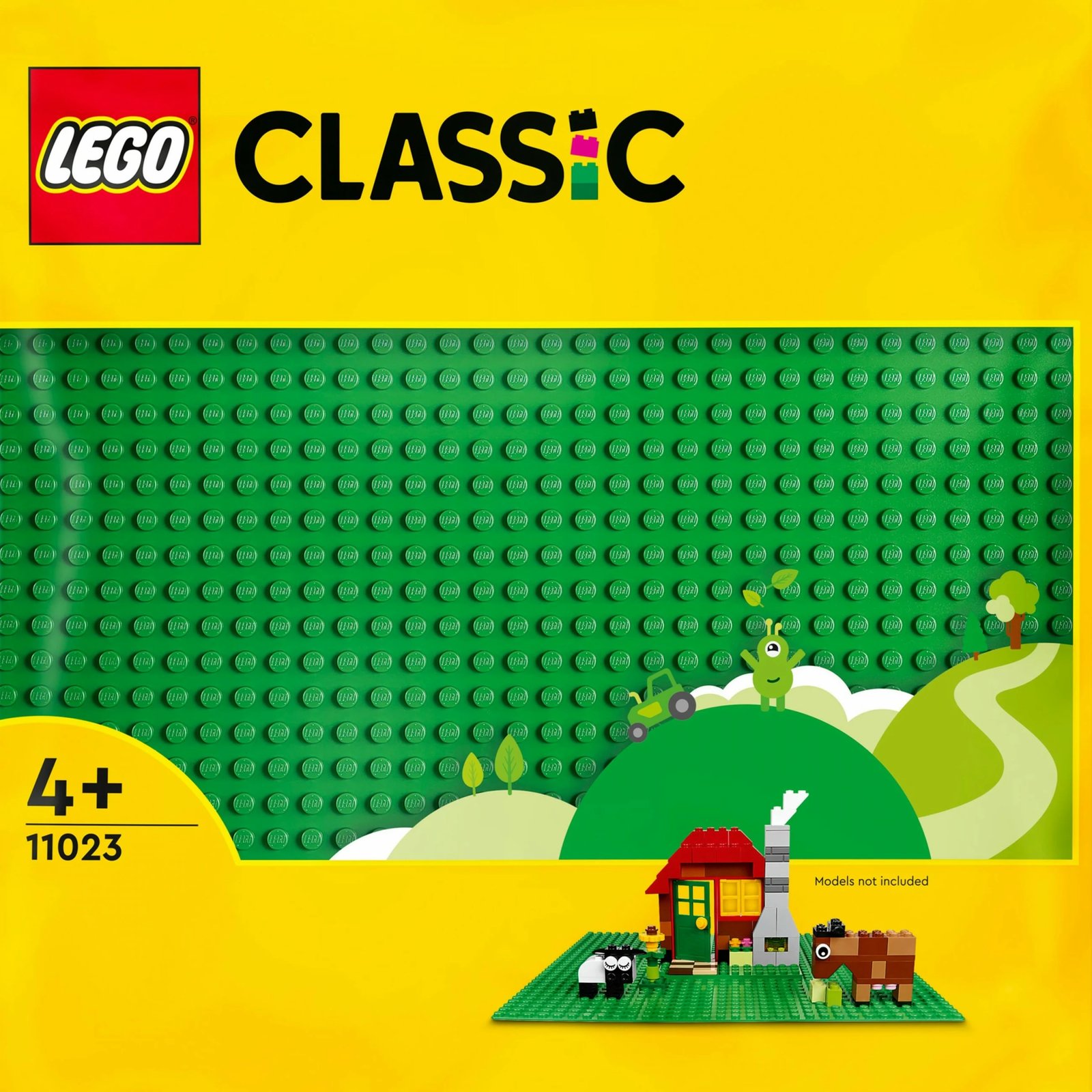 Set ndërtimi LEGO Classic Green Baseplate, 4 vjeç e lart, plastik, 1 copë, shumëngjyrësh Set ndërtimi LEGO Classic Green Baseplate, 4 vjeç e lart, plastik, 1 copë, shumëngjyrësh