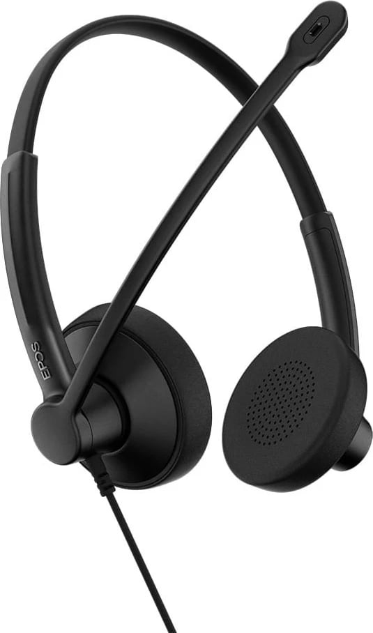 Kufje EPOS Impact 100 UC, me mikrofon, USB-A/USB-C, e zezë