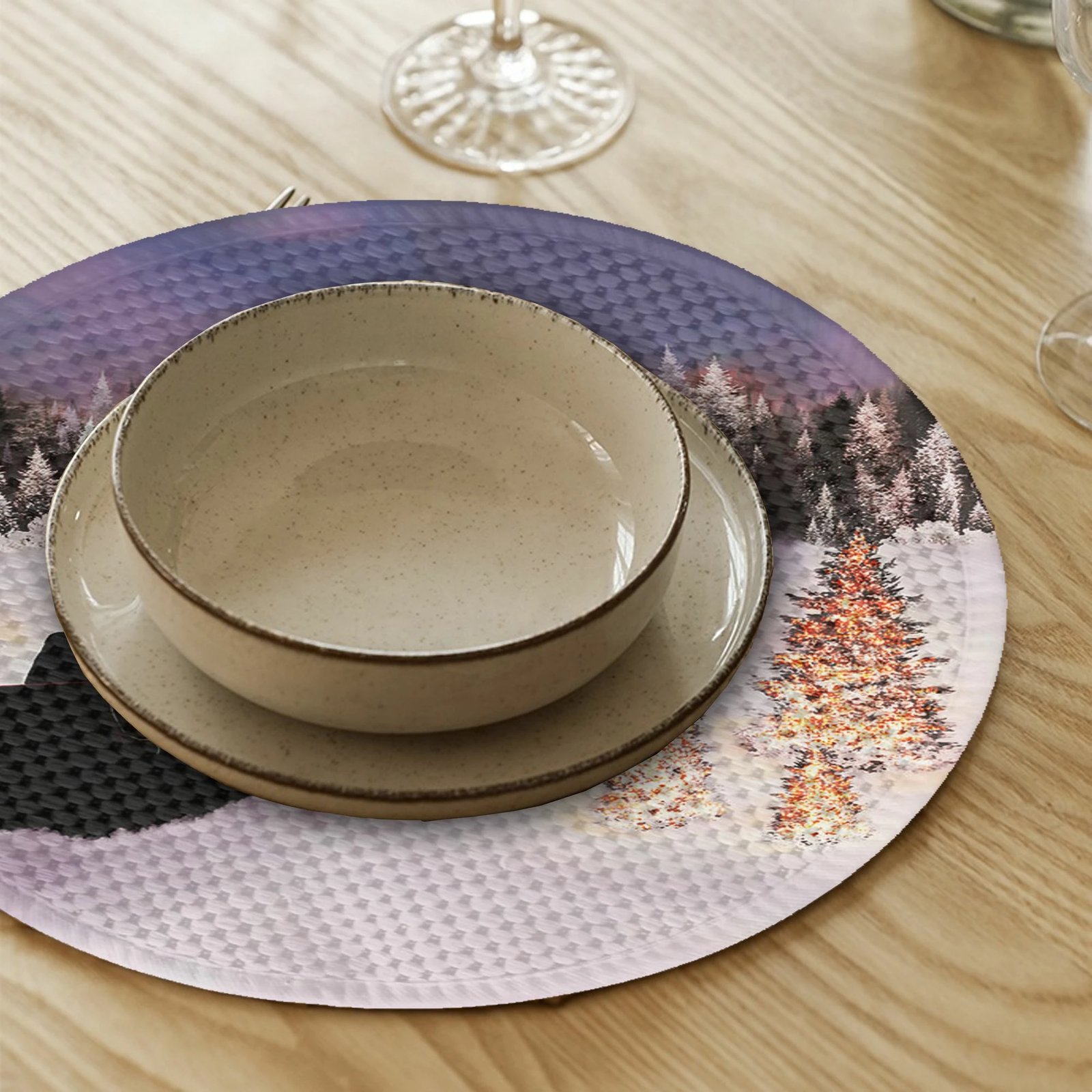 Set nënshtrues tavoline Hermia Concept, shumëngjyrësh, 4171Supla, 4 copë