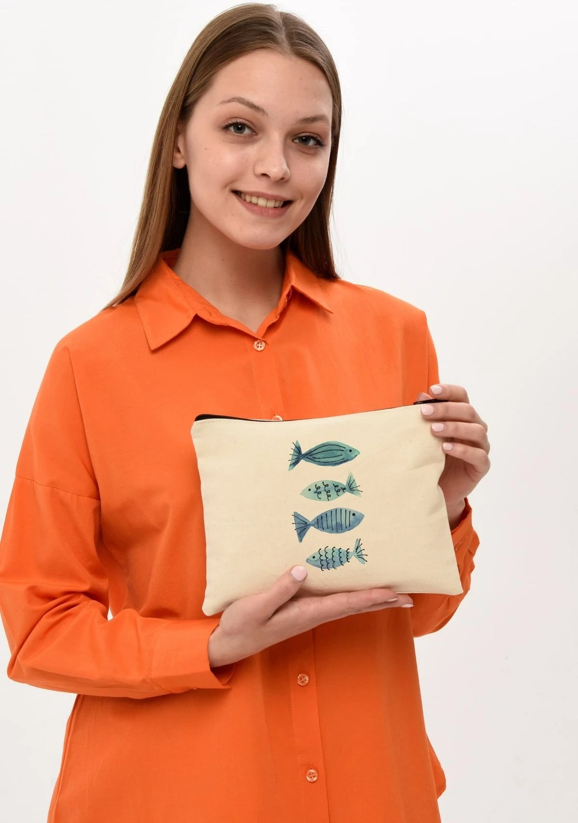 Çantë për make-up Zoozie Bags, krem, 25x18cm, 0710