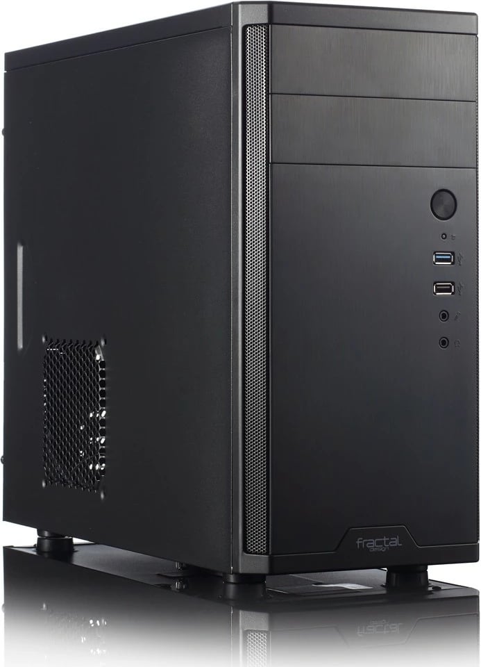 Kasë Fractal Design Core 1100, Mini Tower, Micro ATX/Mini ITX, e zezë