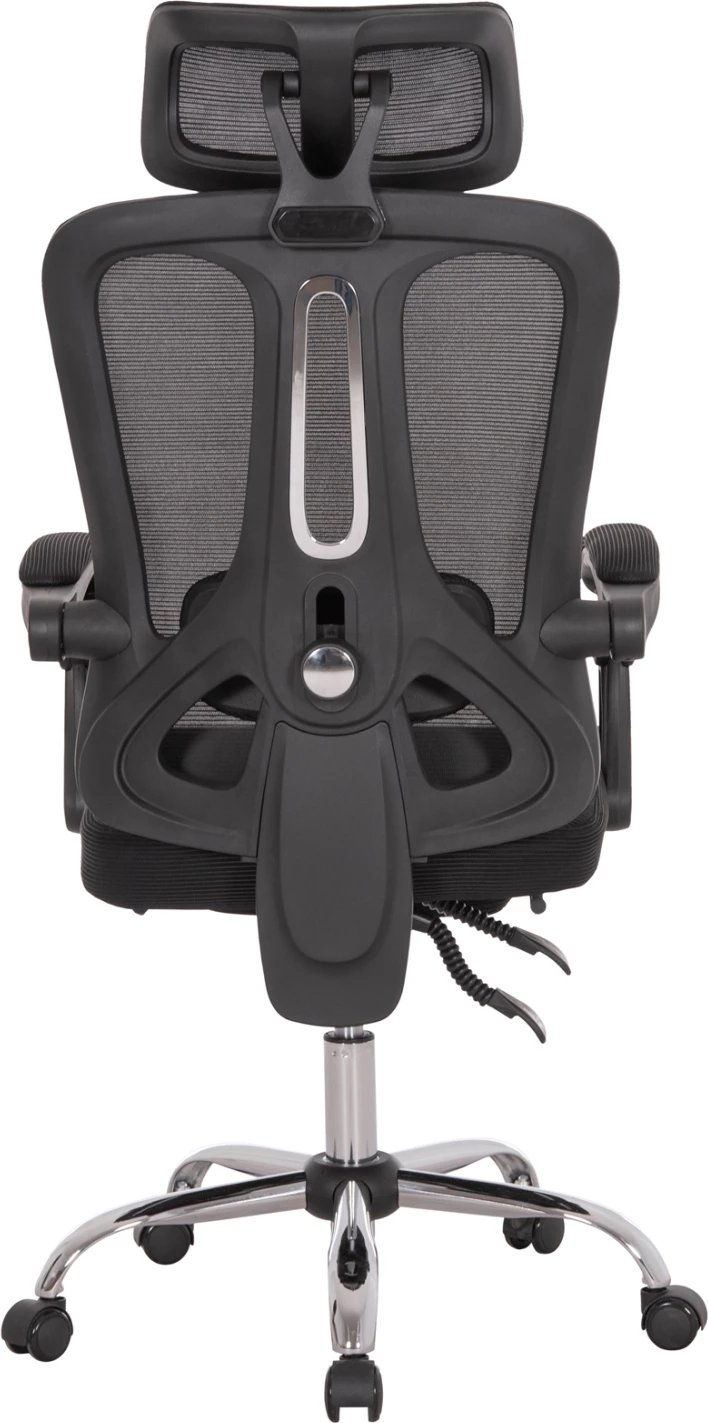 Karrige zyre BARNET, rrjetë e zezë, kornizë najloni, FH18258.01, 61x62x123cm