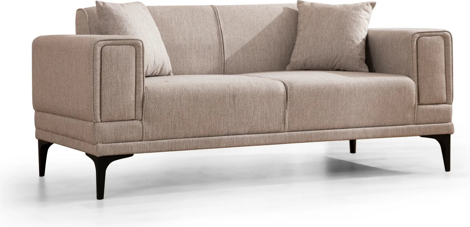 Divan dy ulëshe Atelier del Sofa, Horizon, ngjyrë kafe e çelët