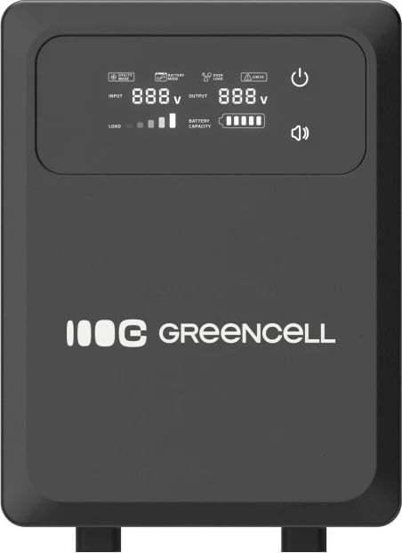 Kasë UPS Green Cell PowerCore UPSLPPC500, 500W/800VA, me ekran LCD, e zezë Kasë UPS Green Cell PowerCore UPSLPPC500, 500W/800VA, me ekran LCD, e zezë